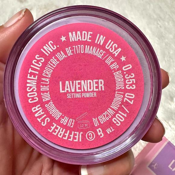 NIB Jeffree Star RARE Magic Star Setting Powder Lavender Full Size 10g - Picture 8 of 9